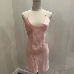 Victoria’s Secret Open Back Chemise Slip Dress